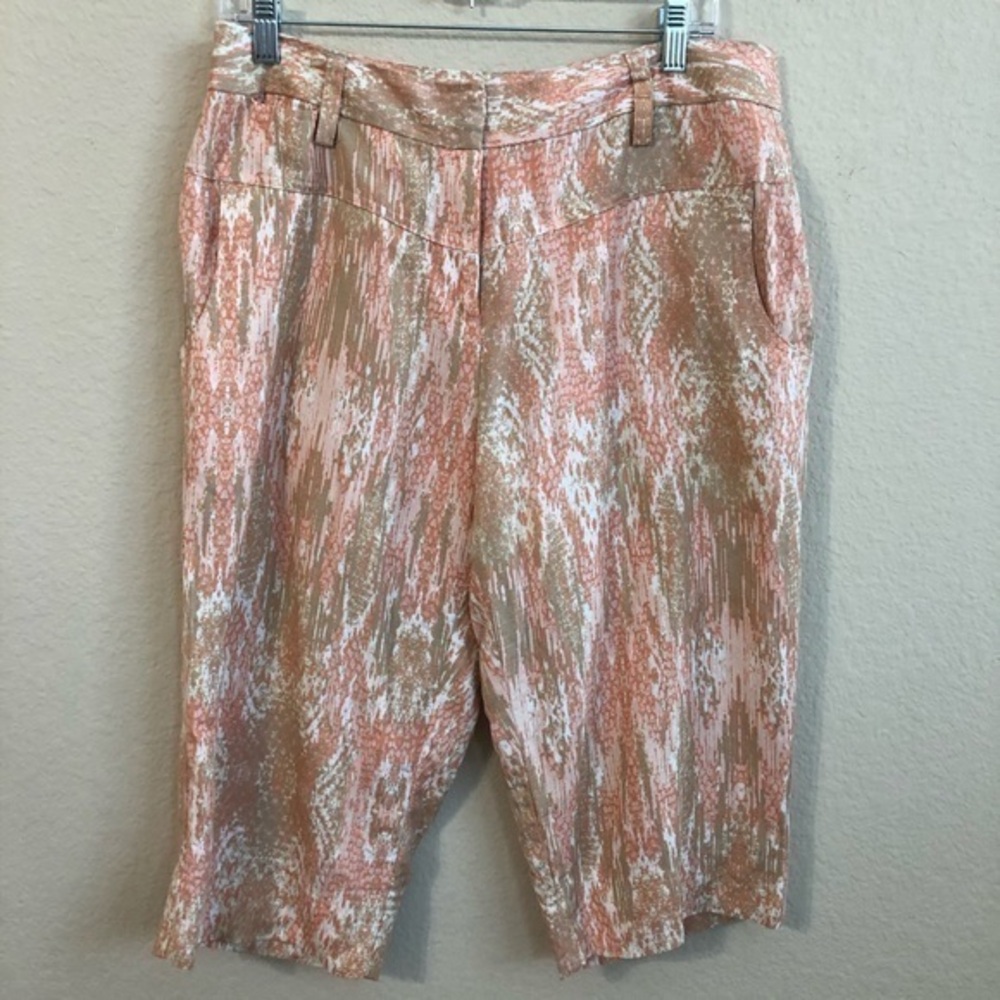 Colored Capri Pants Ruby Rd. Multicolored Cropped